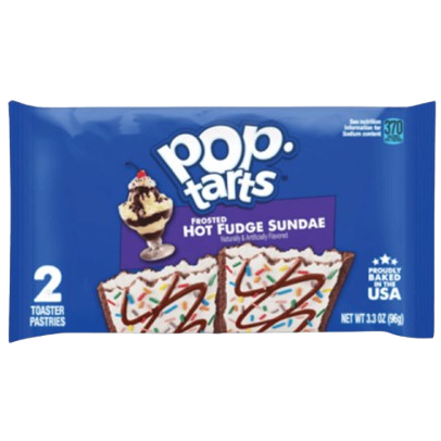 Pop Tarts Frosted Hot Fudge Sundae 2 Tarts USA 96g