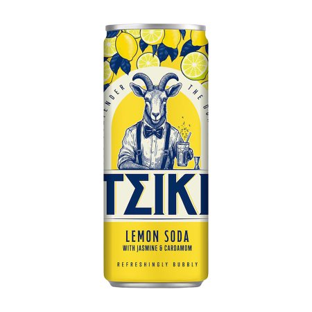 ΤΣΙΚΙ Lemon Soda With Jasmine And Cardamom Aναψυκτικό 330ml