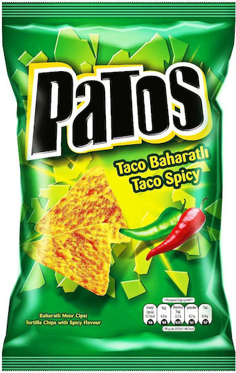 Patos Taco Spicy Tortilla Chips 110g