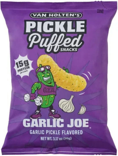 Van Holten's Pickle Puffed Snacks Garlic Joe 90g