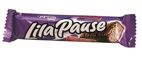 Lila Pause Παυλίδης Σοκολάτα Φράουλα 34g