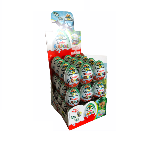 Kinder Αυγό Εκπληξη Σοκολάτα 20gr - Συσκευασία 36 Τεμαχίων