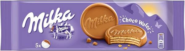 Milka Choco Wafer Μπισκότα 150g