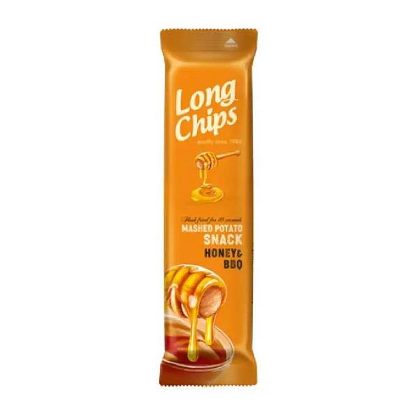 Long Chips ΜΕ ΜΕΛΙ ΚΑΙ BARBEQUE ΠΑΤΑΤΑΚΙΑ 75g