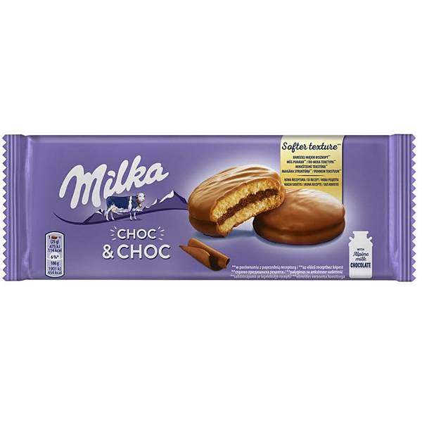 Milka Choc N Choc Μπισκότα 150g
