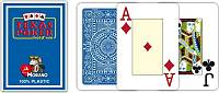 ΤΡΑΠΟΥΛΑ ΠΛΑΣΤΙΚΗ 100% MODIANO TEXAS POKER ΜΠΛΕ
