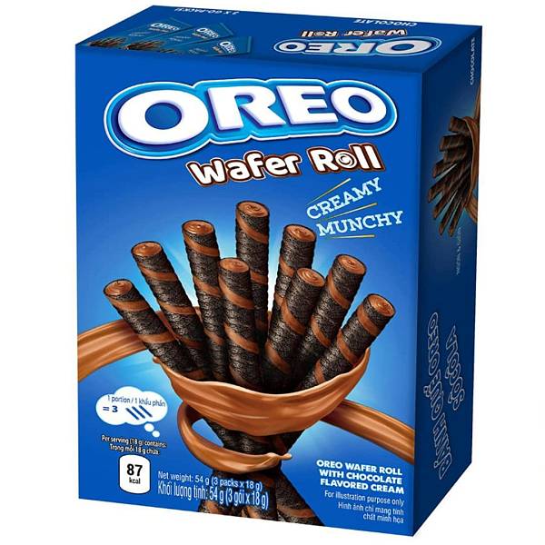 OREO WAFER ROLL CHOCO 54g
