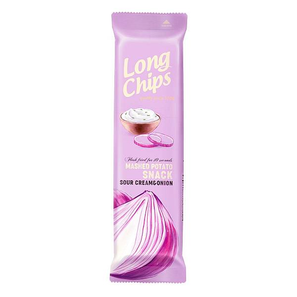 Long Chips ΜΕ SOUR CREAM ONION ΠΑΤΑΤΑΚΙΑ 75g