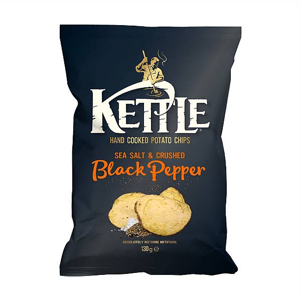 Kettle Chips Black Pepper 130g