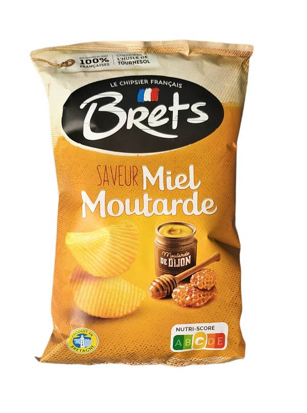 Brets Le Chipsier Francais Πατατάκια Le Chipsier με Γεύση Honey Mustard 125g