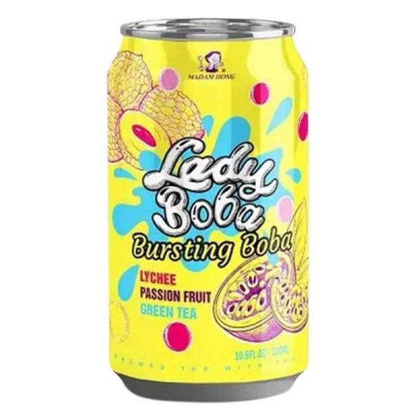 Bubble Tea Madam Hong  Passion Fruit & Lychee 320ml