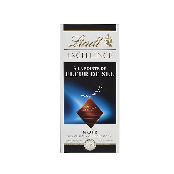 Lindt Excellence Ελβετική Σοκολάτα Με Θαλασσινό Αλάτι 100g