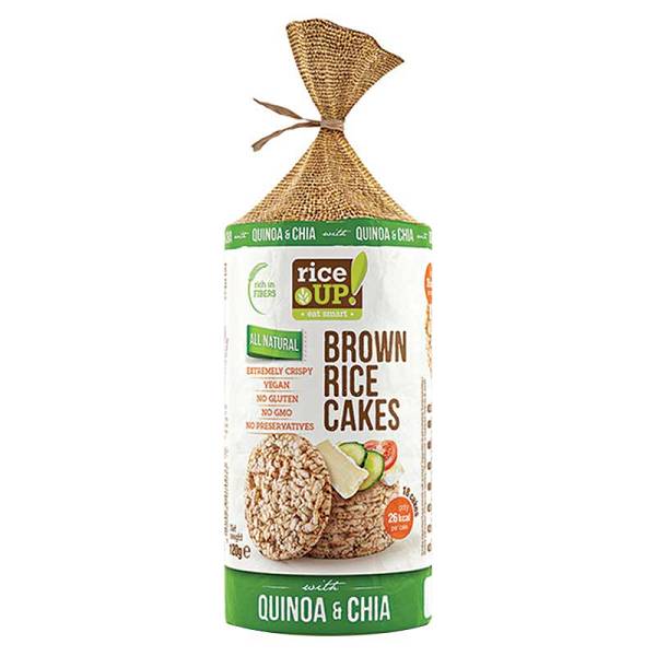 Rice Up Ρυζογκοφρέτα Ολικής Με Chia Kinoa 120gr