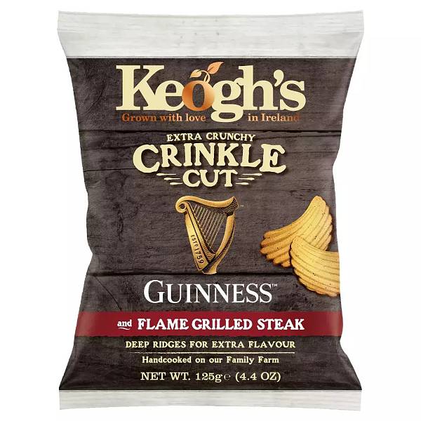 Keogh's Irish Chips Guinness Beer 125gr