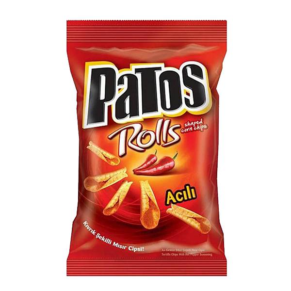 Patos Rolls Hot Pepper Flavour 90g