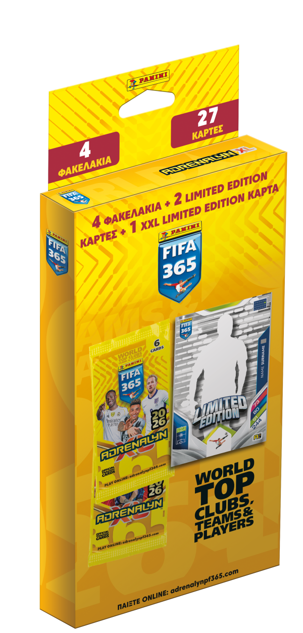 FIFA 365 2026 Adrenalyn XL Κάρτες Panini Blister