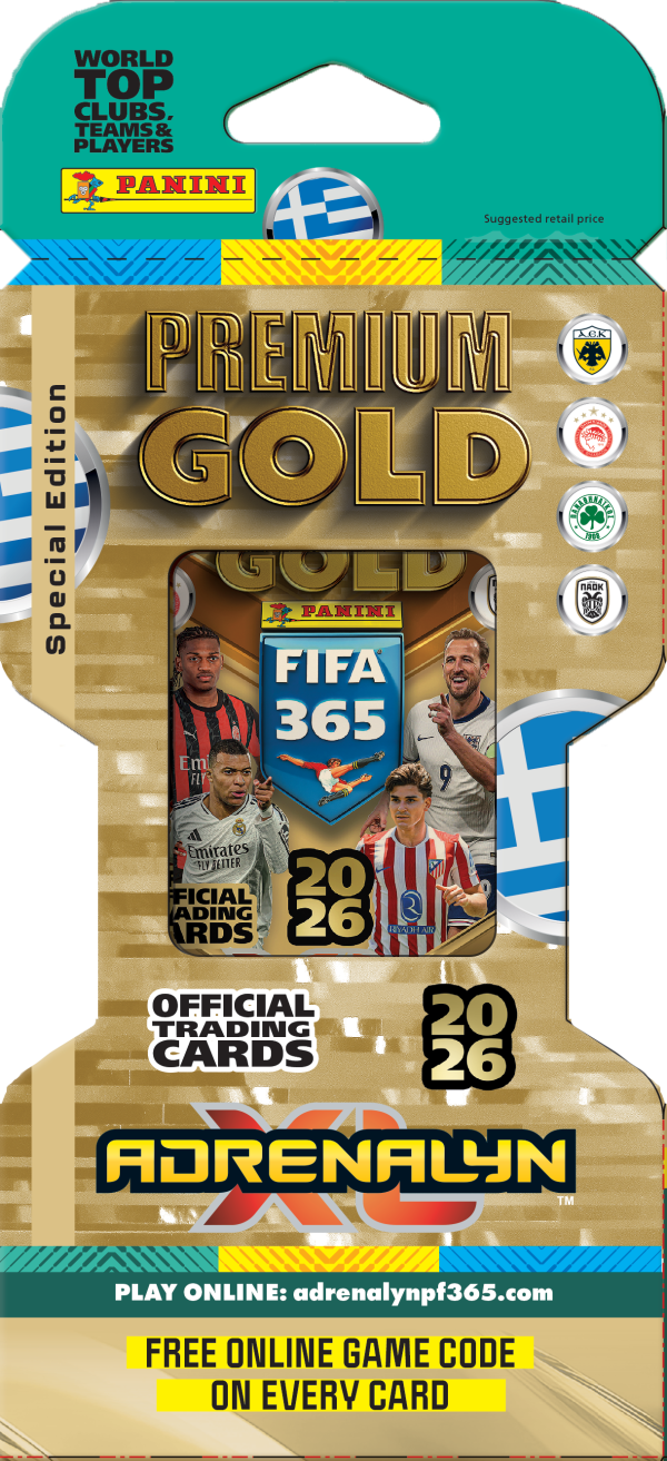 FIFA 365 2026 Adrenalyn XL Κάρτες Panini Gold Blister