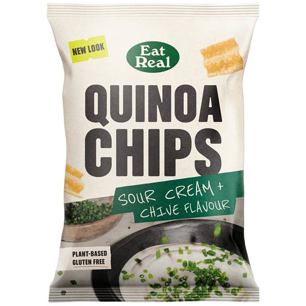 Eat Real Quinoa Chips Sour Cream Flavour 110g