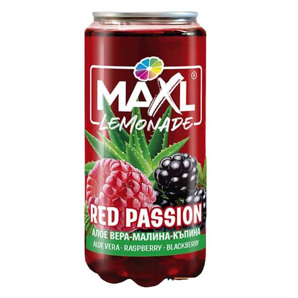 Maxr Lemonade Red Passion Sugar Free 330ml