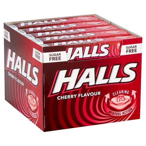 HALLS ΚΑΡΑΜΕΛΕΣ CHERRY 20τεμ