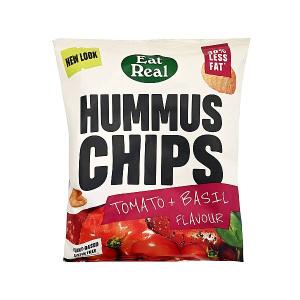 Eat Real Hummus Chips Tomato And Basil Flavour 110g