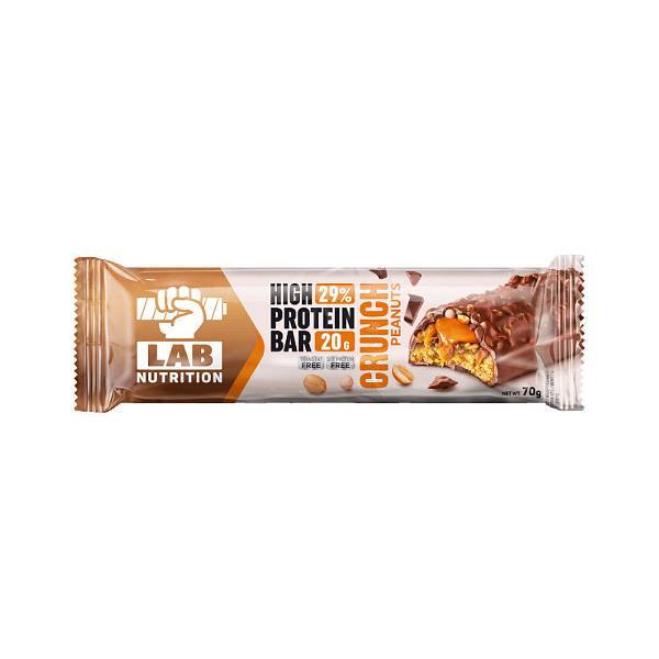LAB NUTRITION High Protein Bar 29% Crunch Peanuts 70g