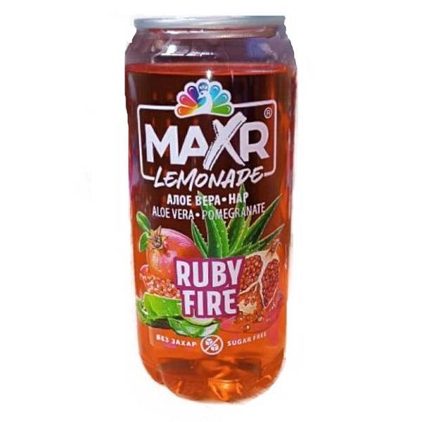 Maxr Lemonade Ruby Fire Sugar Free 330ml