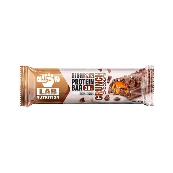 LAB NUTRITION High Protein Bar 29% Crunch Chocolate 70g