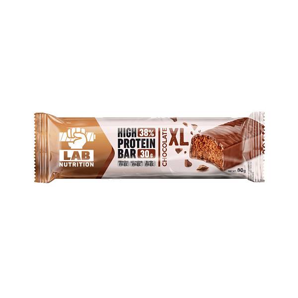 LAB NUTRITION High Protein Bar 38% XL Chocolate 80g
