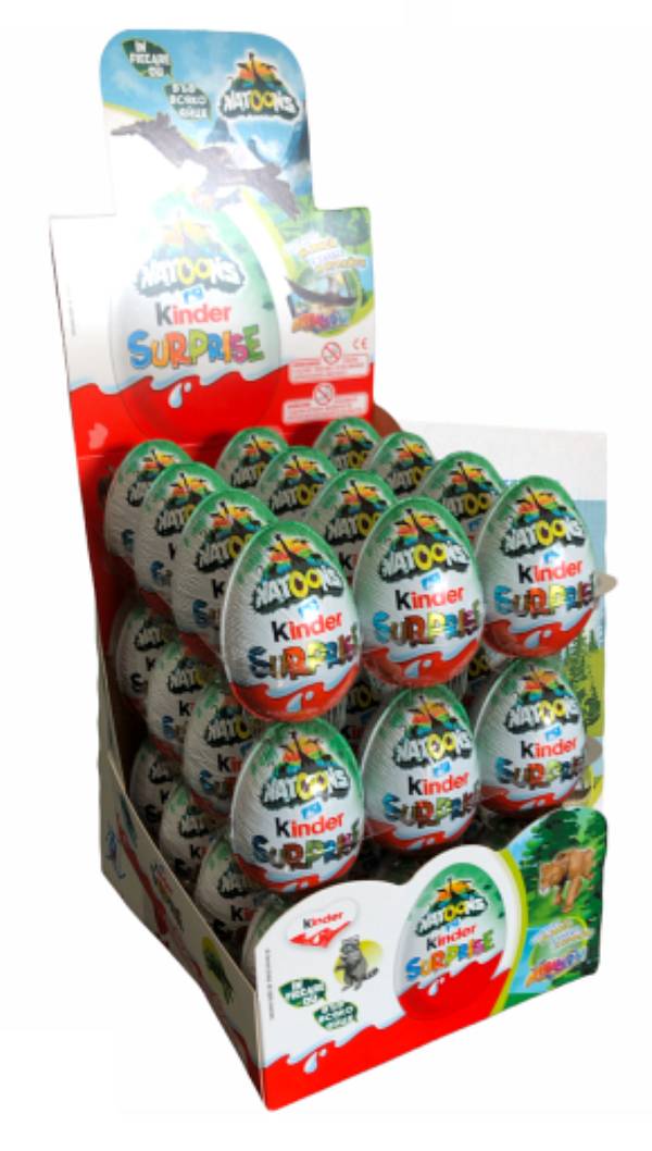 Kinder Αυγό Εκπληξη Σοκολάτα 20gr - Συσκευασία 36 Τεμαχίων