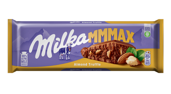 Milka MMMAX Almond Truffle Σοκολάτα 300g