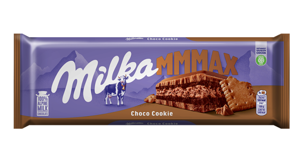 Milka MMMAX Choco Cookie Σοκολάτα 300g