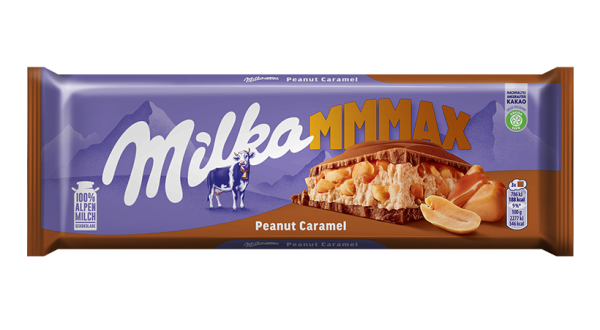 Milka MMMAX Peanut Caramel Σοκολάτα 276g