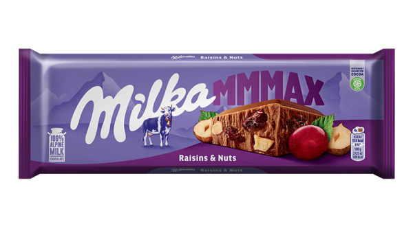 Milka MMMAX Raizins & Nuts 270g