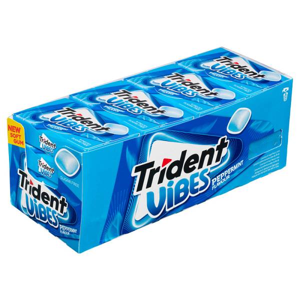 Trident Vibes Sprearmint Sugar Free Τσίχλες 16x21g