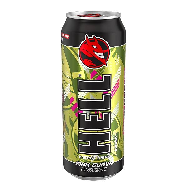 Hell Energy Drink Pink Guava 500ml
