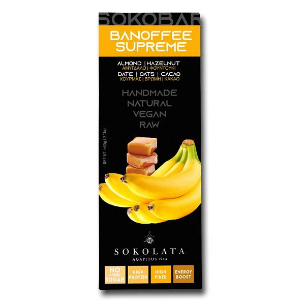 Agapitos Sokobar Banoffee No Added Sugar 60g