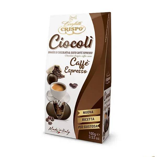 Caffe Espresso Crispo Ciocoli Σοκολατάκια Με Γέμιση Caffe Espresso 100g
