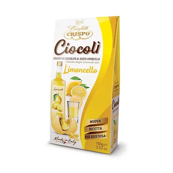 Limoncello Crispo Ciocoli Σοκολατάκια Με Γέμιση Λικέρ Λεμονιού 100g
