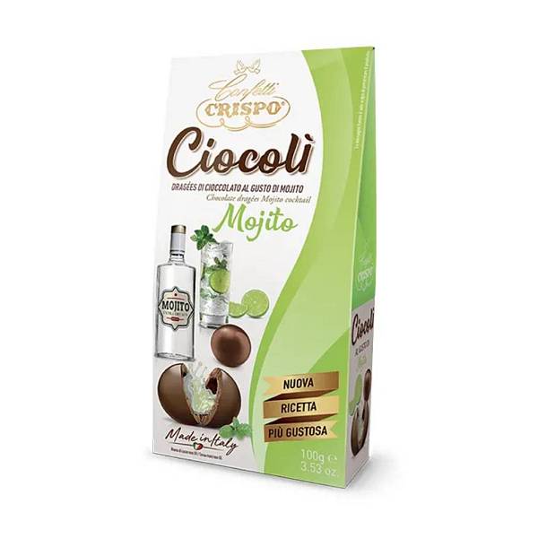 Mojito Crispo Ciocoli  Σοκολατάκια Με Γέμιση Αλκοολούχο Ποτό 100g