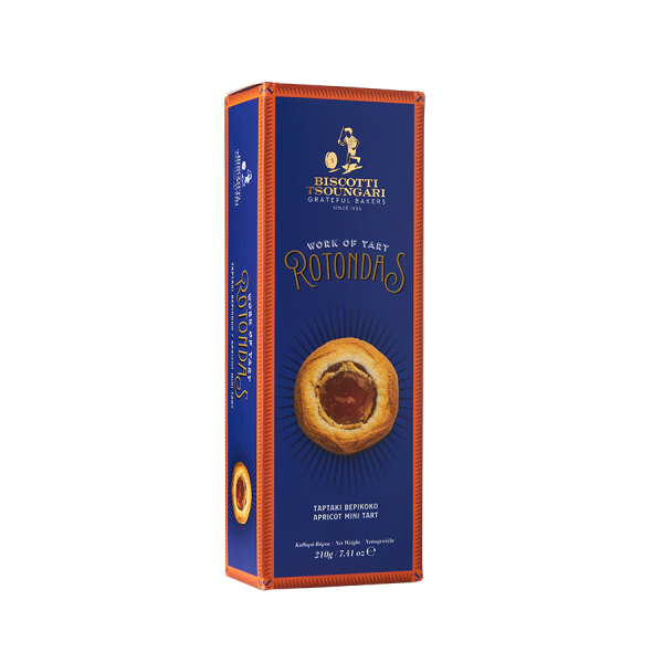 Rotondas Biscotti Tsoungari Ταρτάκια Βερύκοκο 210g
