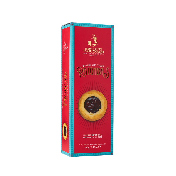 Rotondas Biscotti Tsoungari Ταρτάκια Βατόμουρο 210g