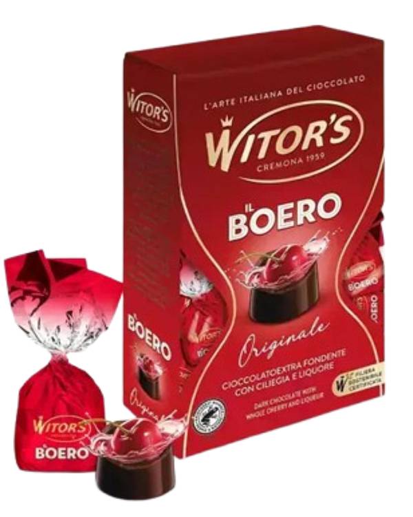 Witors Boero Σοκολατάκια Υγείας Με ολόκληρο Κεράσι Και Λικέρ 145g
