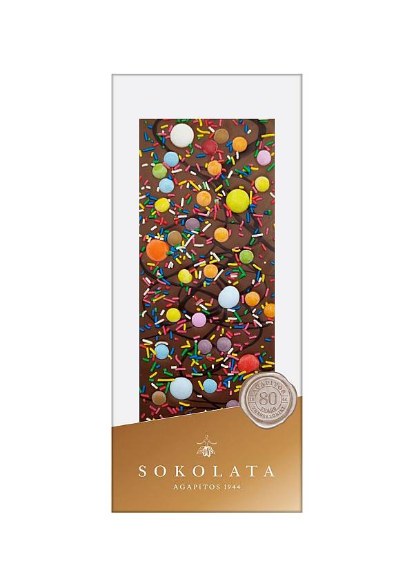 Agapitos Smarty Candy Milk Chocolate 100g