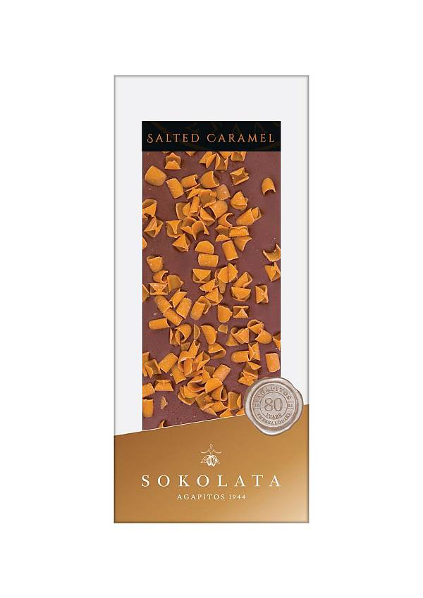 Agapitos Salted Caramel Milk Chocolate 100g