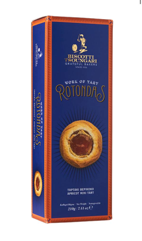 Rotondas Biscotti Tsoungari Ταρτάκια Βερύκοκο 210g