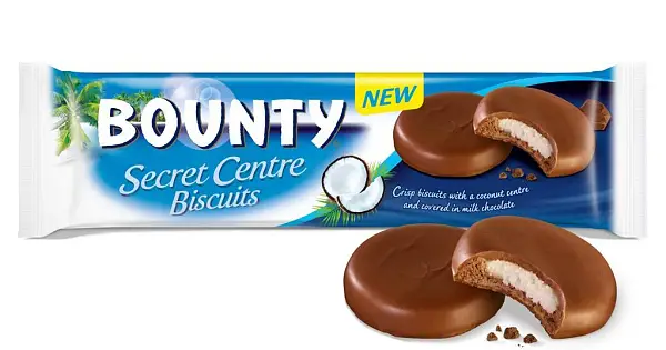 Bounty Secret Centre Biscuits Μπισκότα 132g