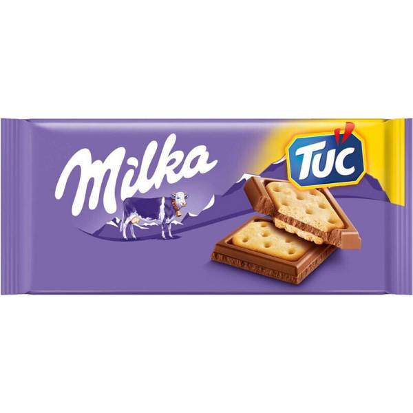 Milka Σοκολάτα με Tuc Crackers 87g