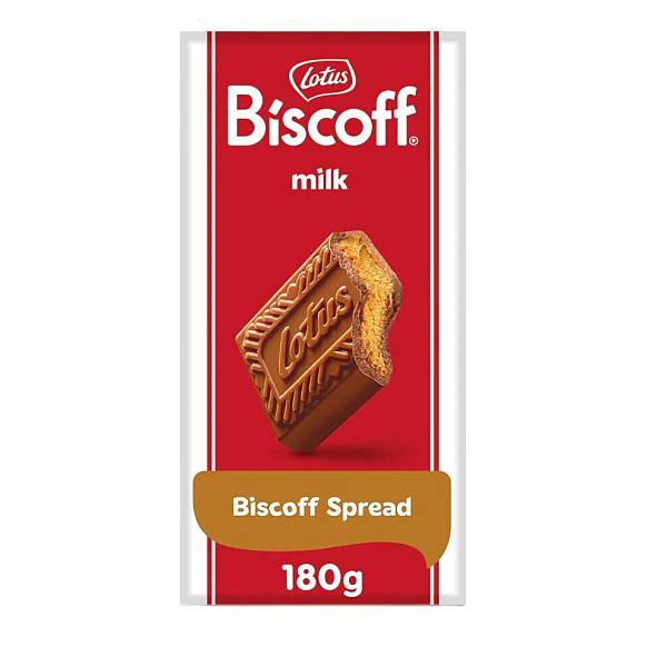 Lotus Biscoff Σοκολάτα Γάλακτος With Biscoff Spread 180g