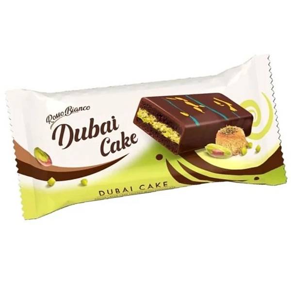 Dubai Cake Φιστίκι Κανταΐφι Rosso Bianco Display 24x40g